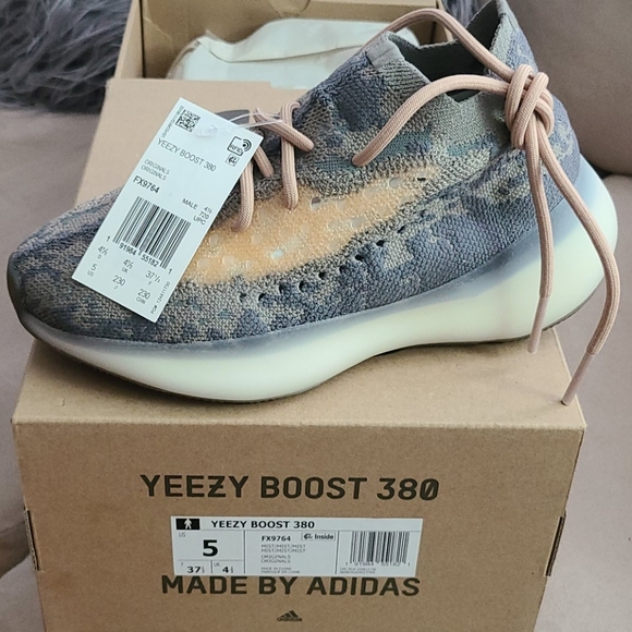 adidas gazelle silver green womens Shop Yellow Mens adidas Yeezy Boost 380 Lace Up Sneakers  Shoebacca